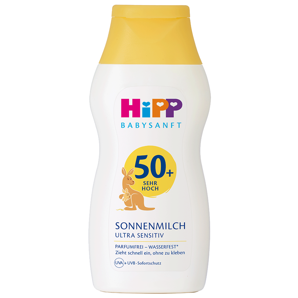 Bild: HiPP Sonnenmilch Ultra Sensitiv LSF 50+