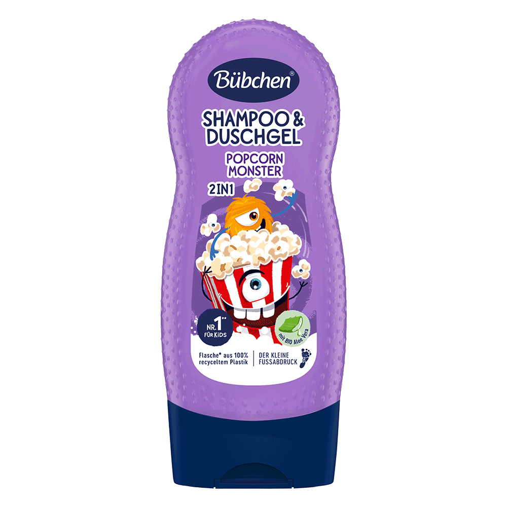 Bild: Bübchen Shampoo und Duschgel Popcorn-Monster