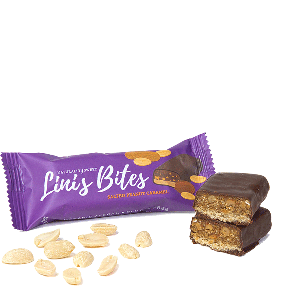 Bild: Linis Bites Riegel Salted Peanut Caramel
