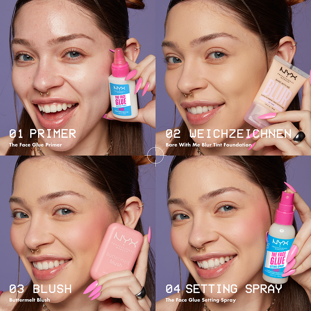 Bild: NYX Professional Make-up The Face Glue Extreme Hold Makeup Setting Spray