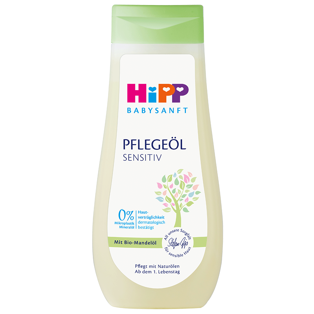 Bild: HiPP Babysanft Pflegeöl Sensitiv