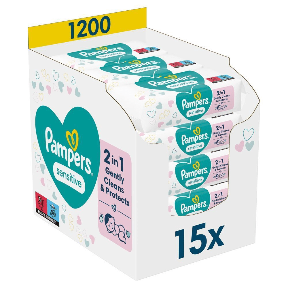 Bild: Pampers Sensitive Feuchttücher 15x80