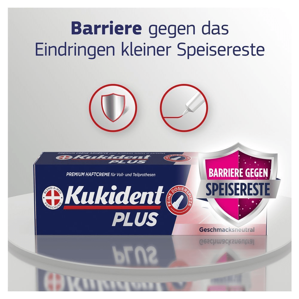 Bild: Kukident Plus Premium Haftcreme
