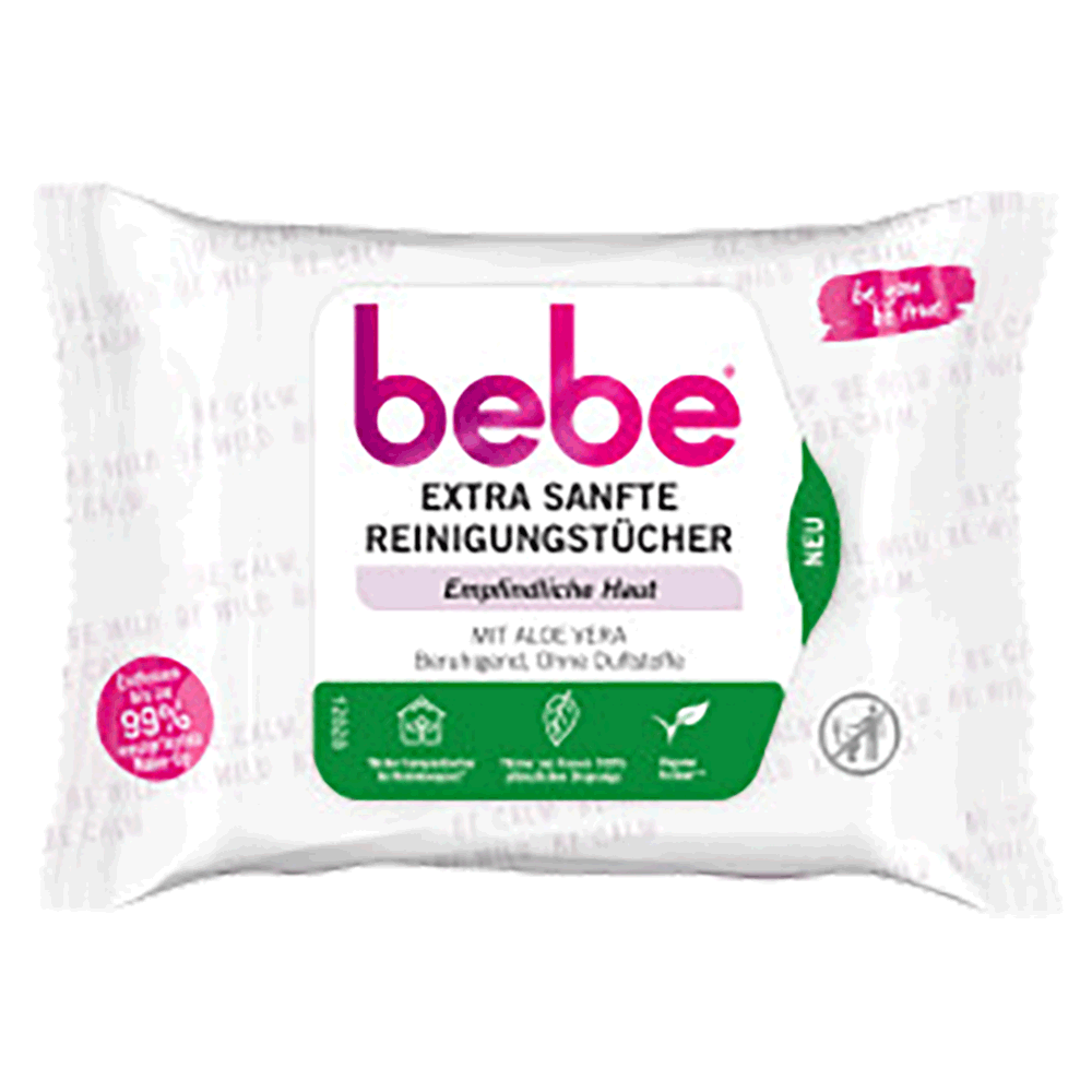 Bild: bebe Reinigungstücher extra sanft