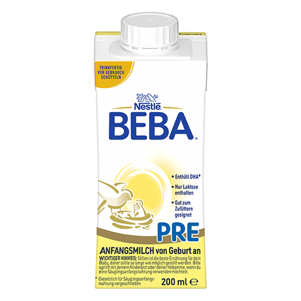 Bild: BEBA Anfangsnahrung PRE Trinkfertig