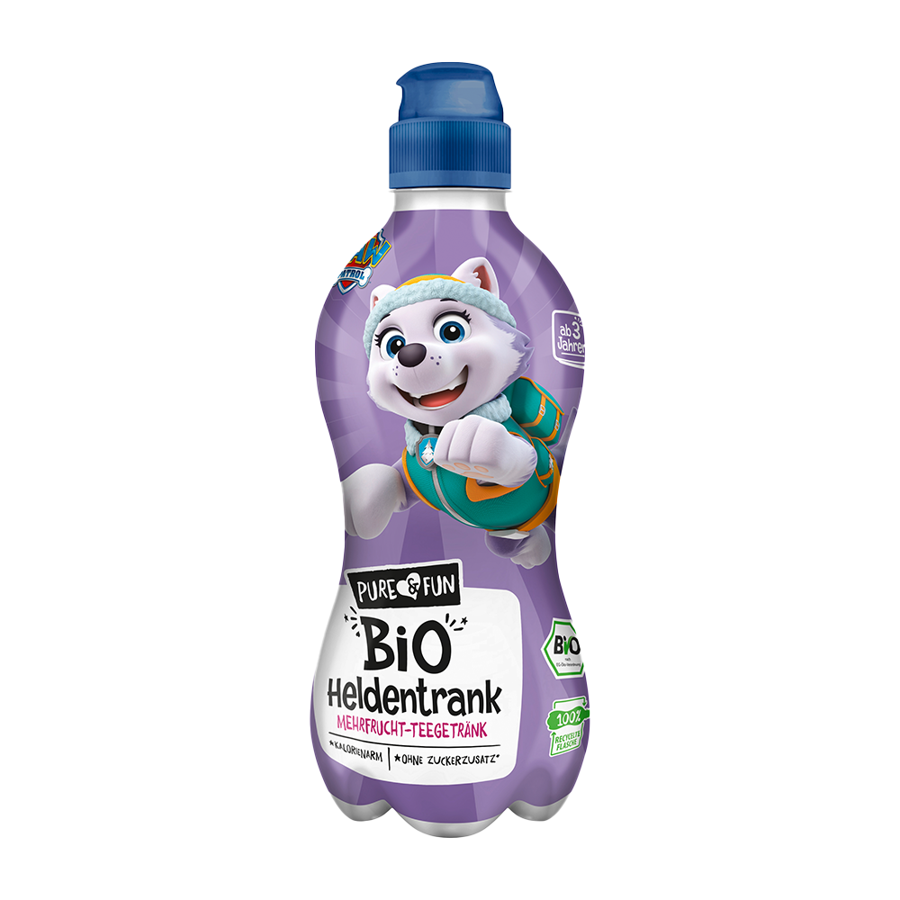 Bild: Pure & Fun Bio Heldentrank Mehrfrucht-Teegetränk