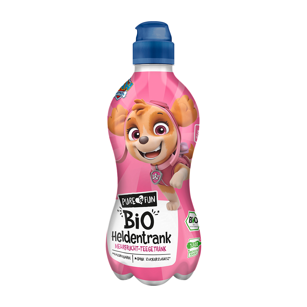 Bild: Pure & Fun Bio Heldentrank Mehrfrucht-Teegetränk