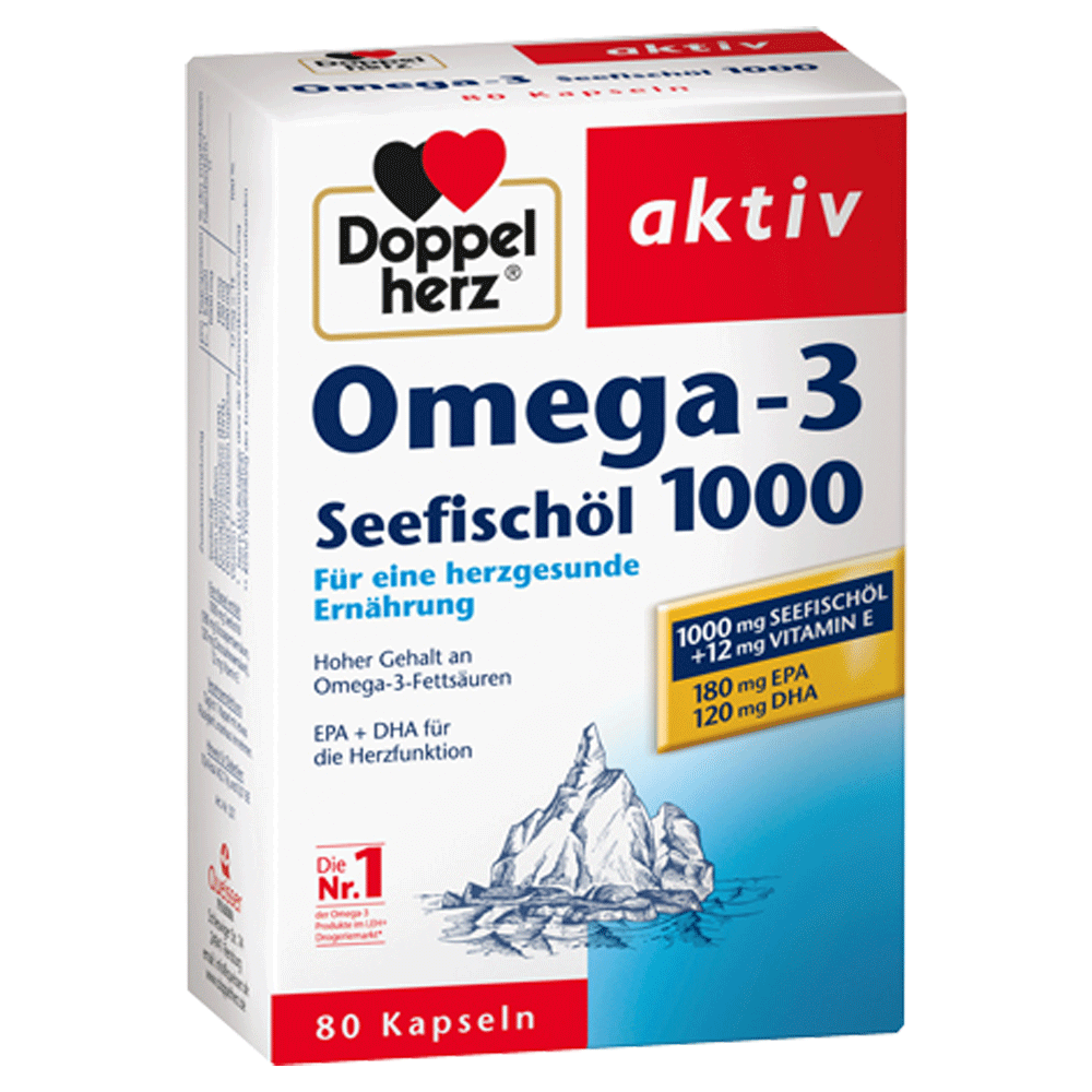 Bild: DOPPELHERZ Seefischöl Omega-3 Kapseln