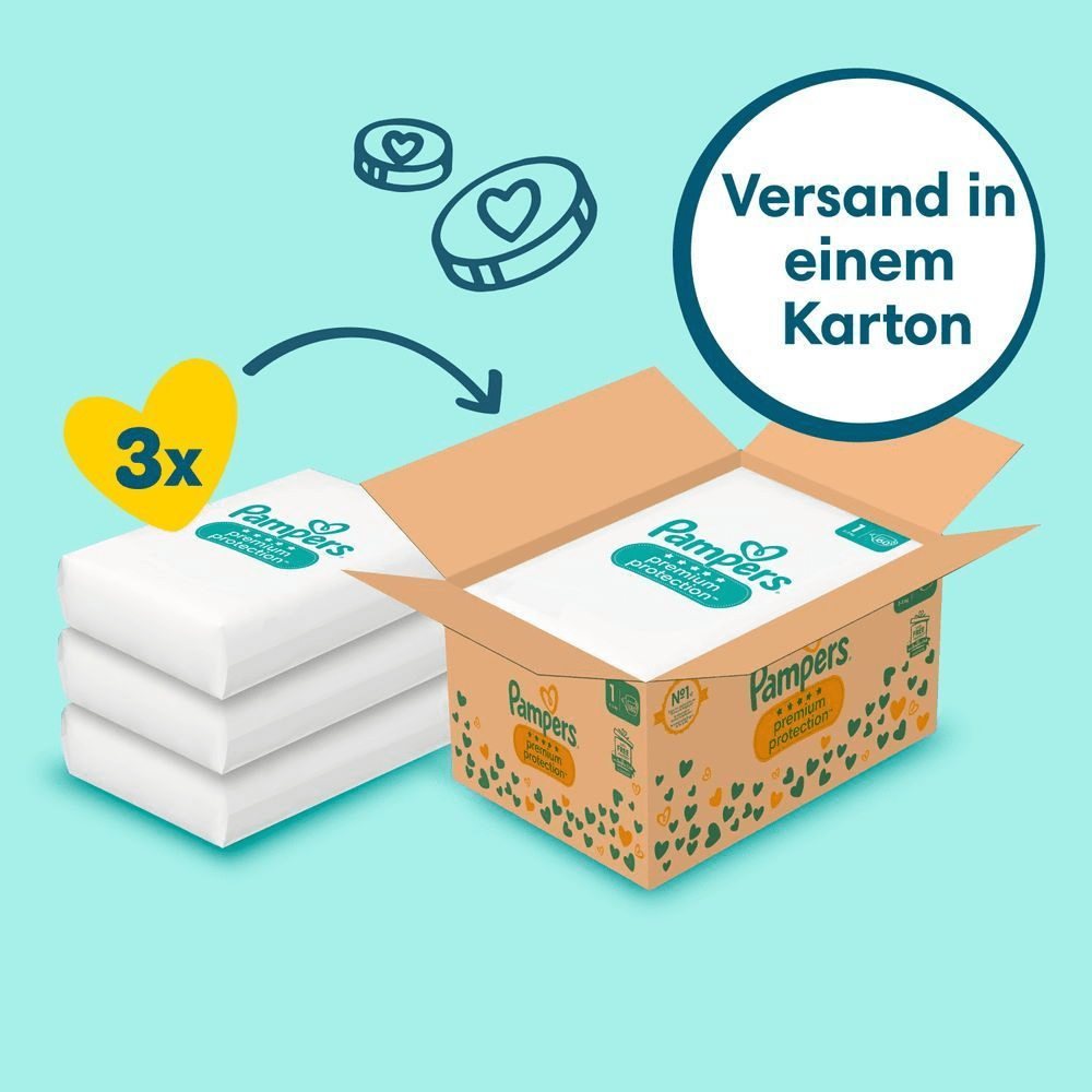 Bild: Pampers Premium Protection Größe 1, 2kg - 5kg