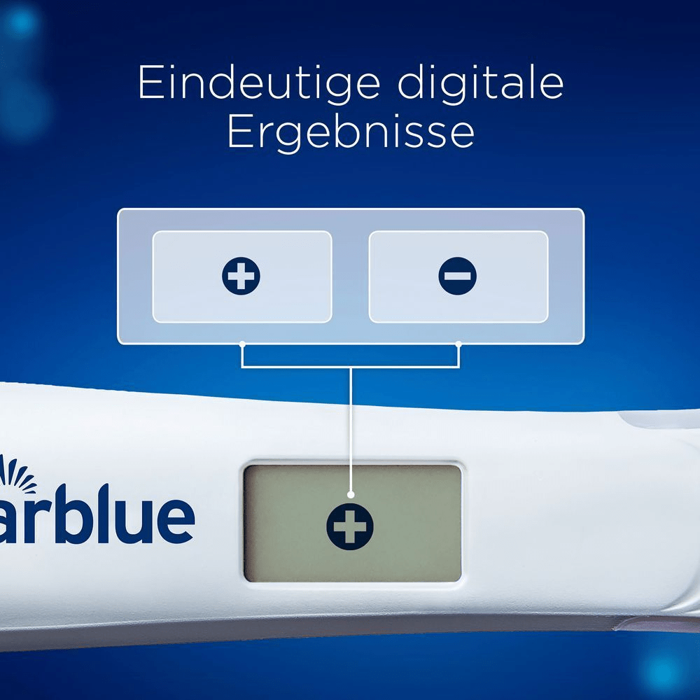Bild: Clearblue Schwangerschaftsfrühtest