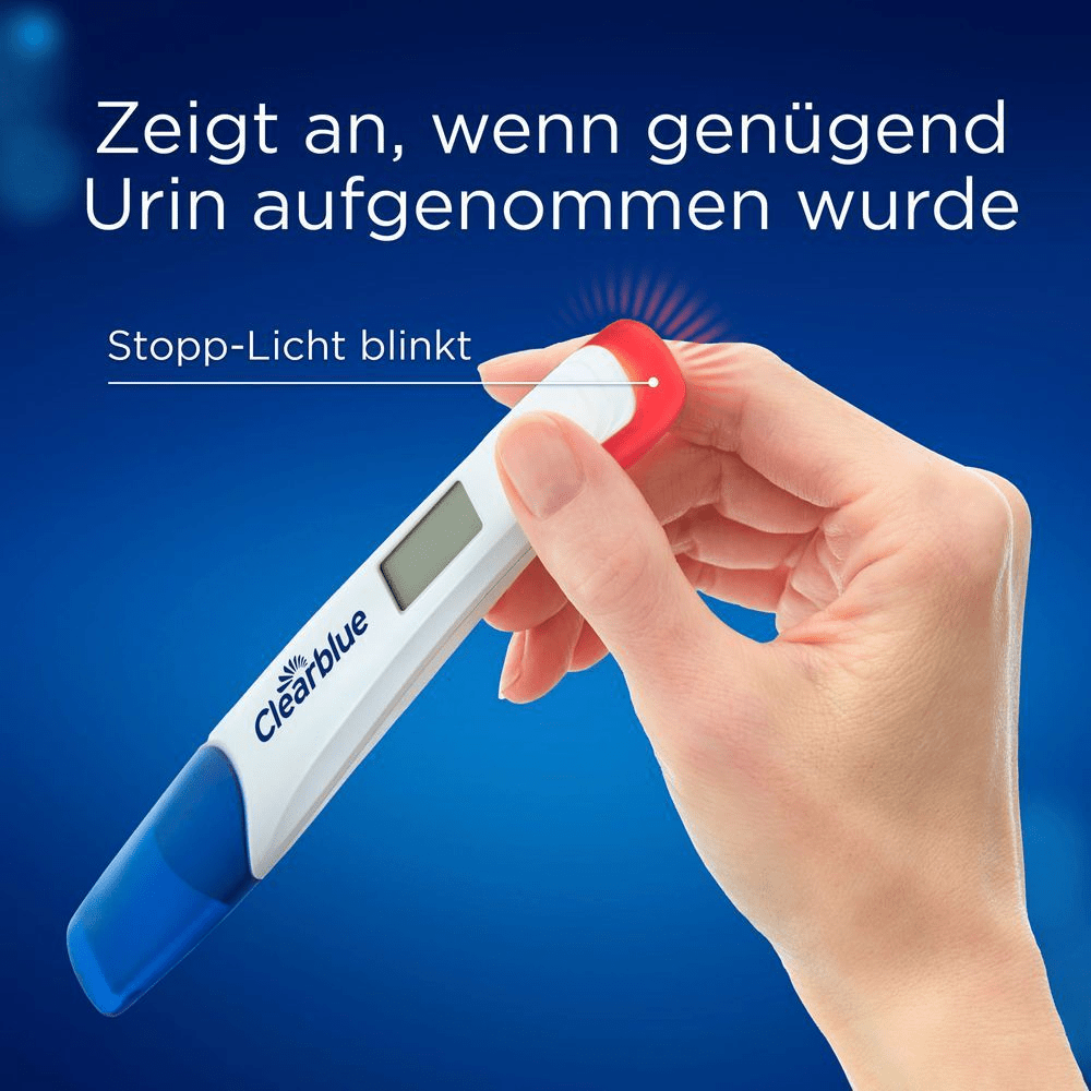 Bild: Clearblue Schwangerschaftsfrühtest