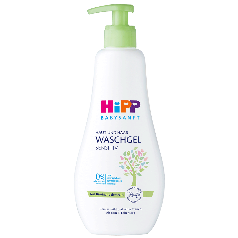 Bild: HiPP Babysanft Haut und Haar Waschgel Sensitiv