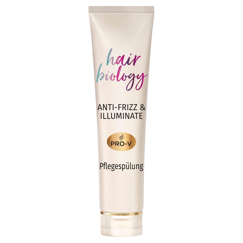 Bild: hair biology Anti-Frizz & Illuminate Pflegespülung