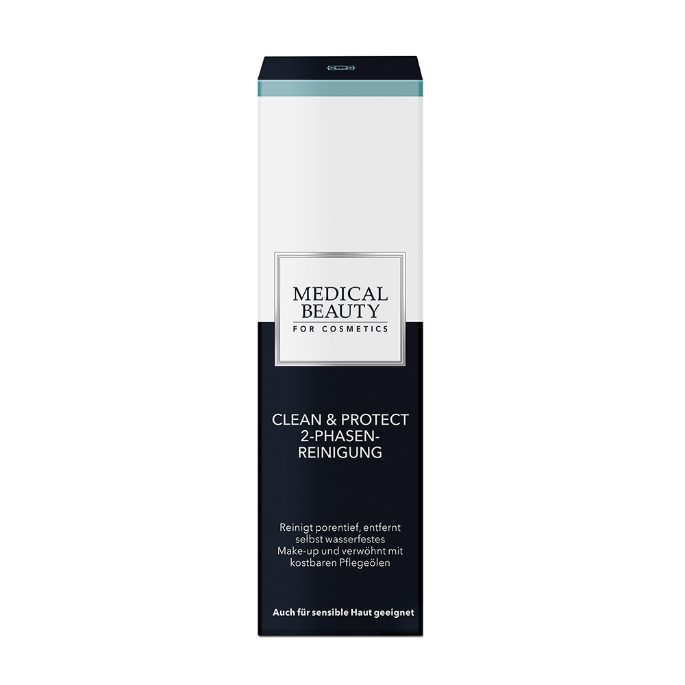 Bild: MEDICAL BEAUTY for Cosmetics Clean & Protect 2-Phasen Reinigung