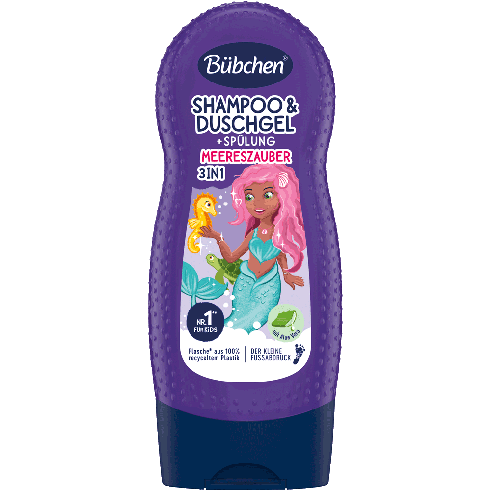 Bild: Bübchen Shampoo & Duschgel + Spülung Meereszauber
