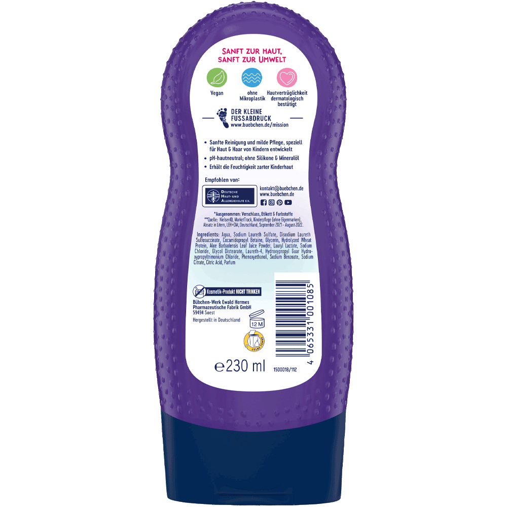 Bild: Bübchen Shampoo & Duschgel + Spülung Meereszauber