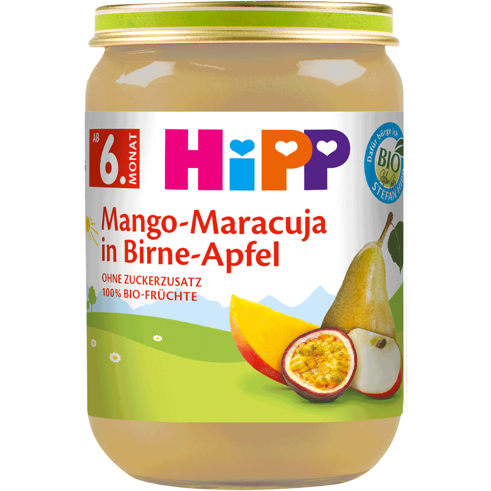 Bild: HiPP Mango-Maracuja in Birne-Apfel