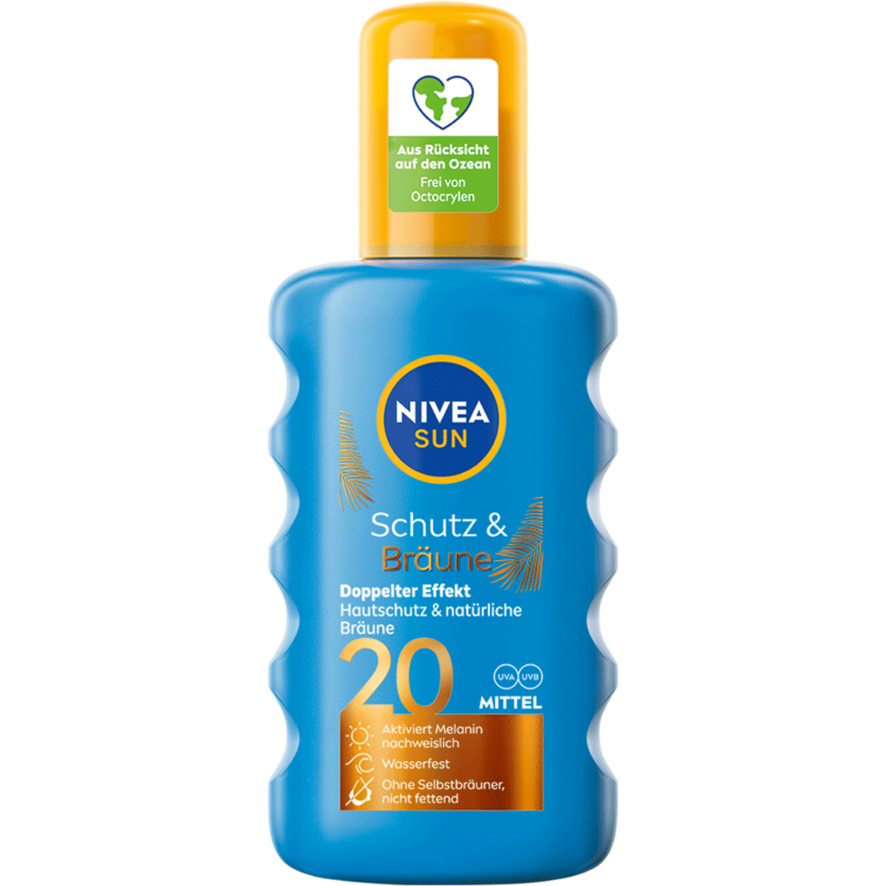 Bild: NIVEA Sun Spray Schutz & Bräune LSF 20
