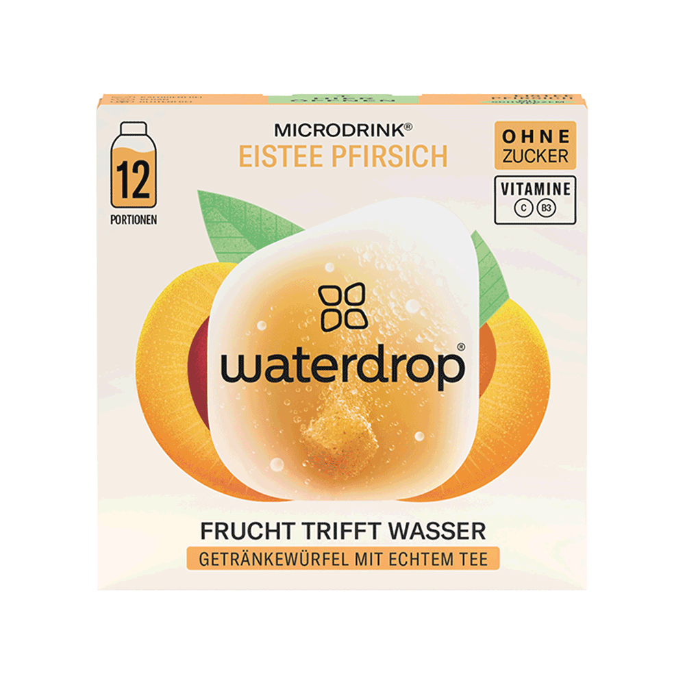 Bild: waterdrop Eistee Pfirsich