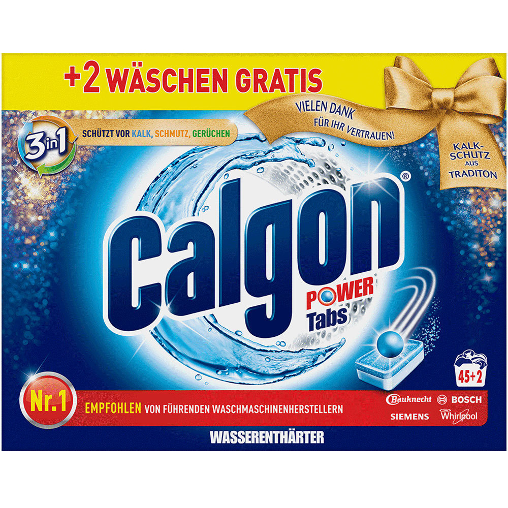 Bild: Calgon 3in1 Power Tabs Wasserenthärter