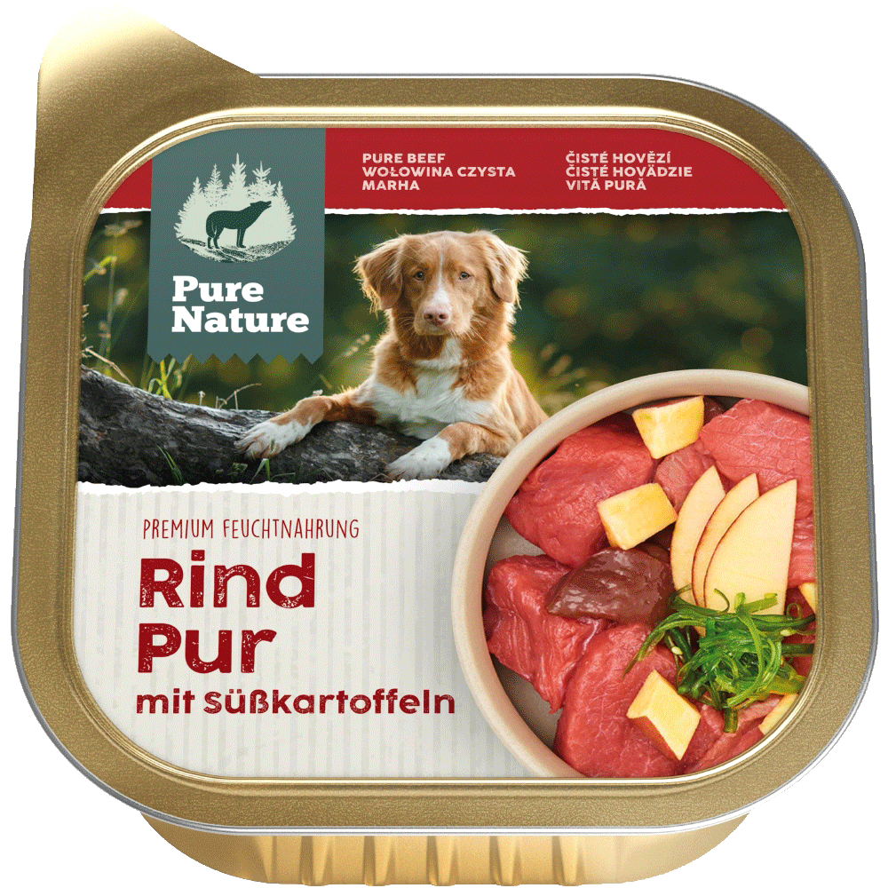 Bild: Pure Nature Rind Pur Mit Süßkartoffeln
