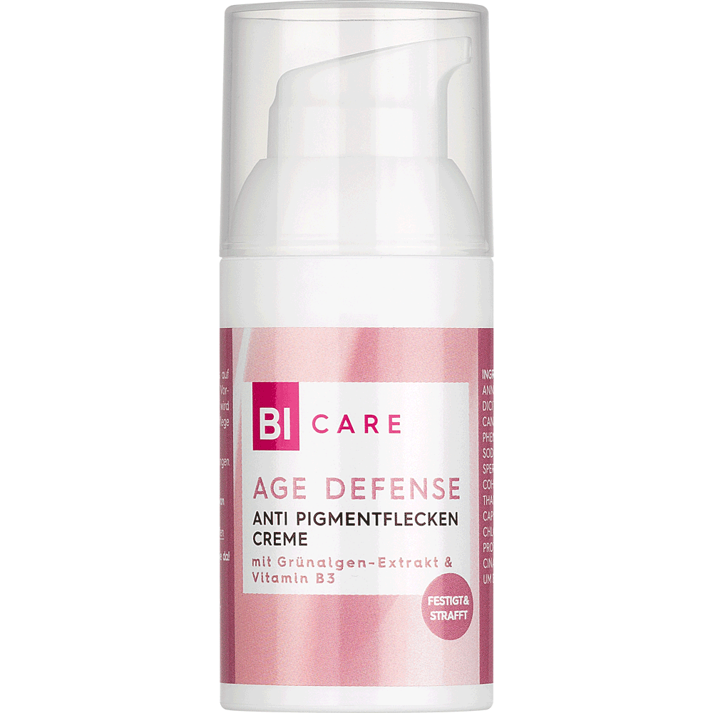 Bild: BI CARE Age Defense Anti Pigmentfleckencreme