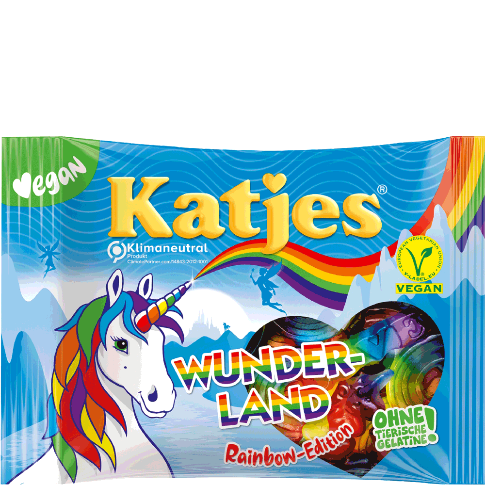 Bild: Katjes Wunderland Rainbow Edition Vegane Fruchtgummi 