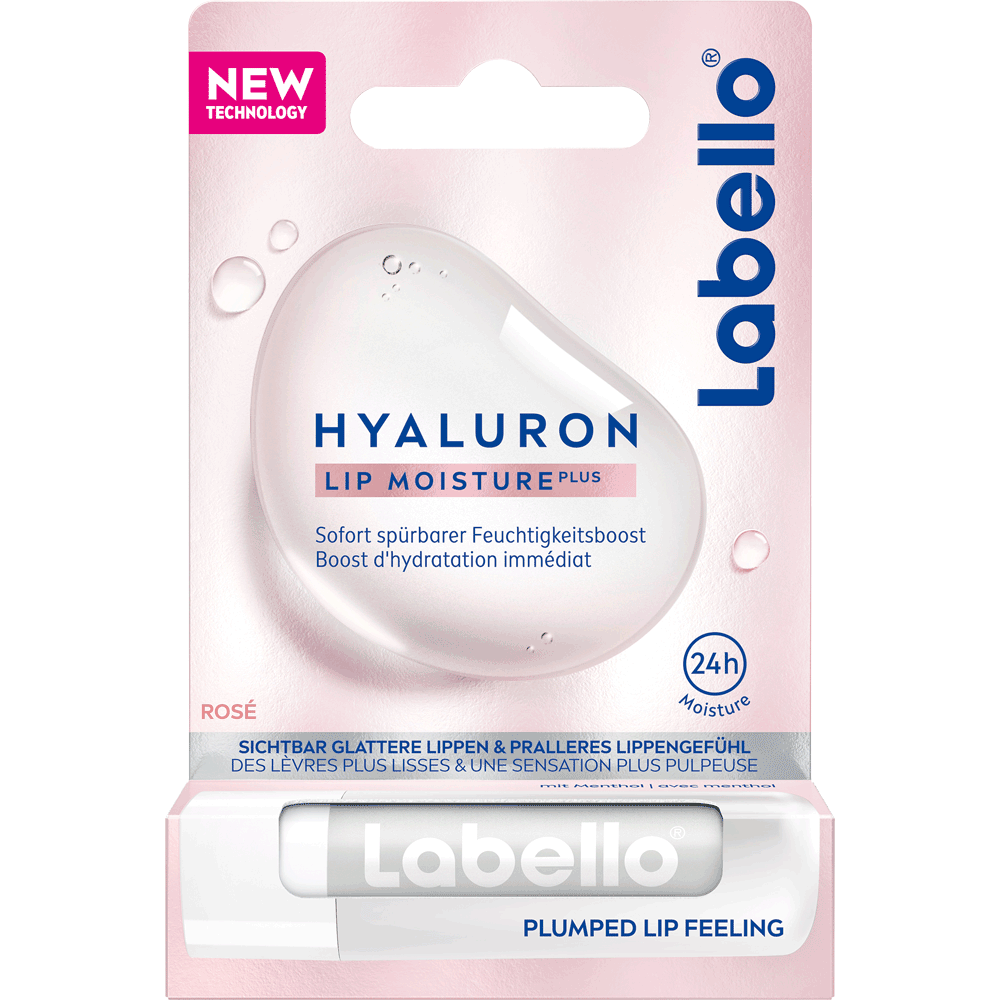 Bild: NIVEA Lippenpflegestift Hyaluron Lip Moisture Plus Rosé