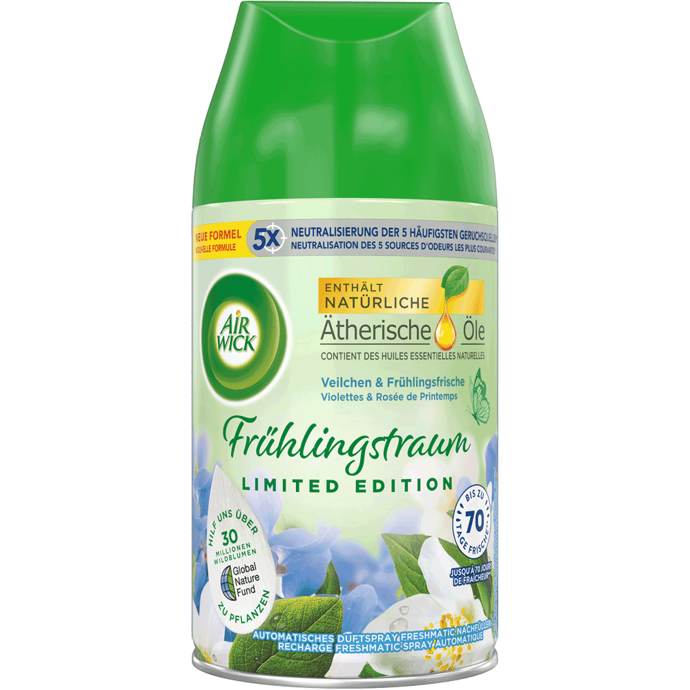 Bild: AIRWICK Freshmatic Frühlingstraum Veilchen & Frühlingsfrische Nachfüllung