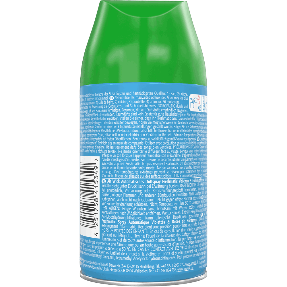 Bild: AIRWICK Freshmatic Frühlingstraum Veilchen & Frühlingsfrische Nachfüllung