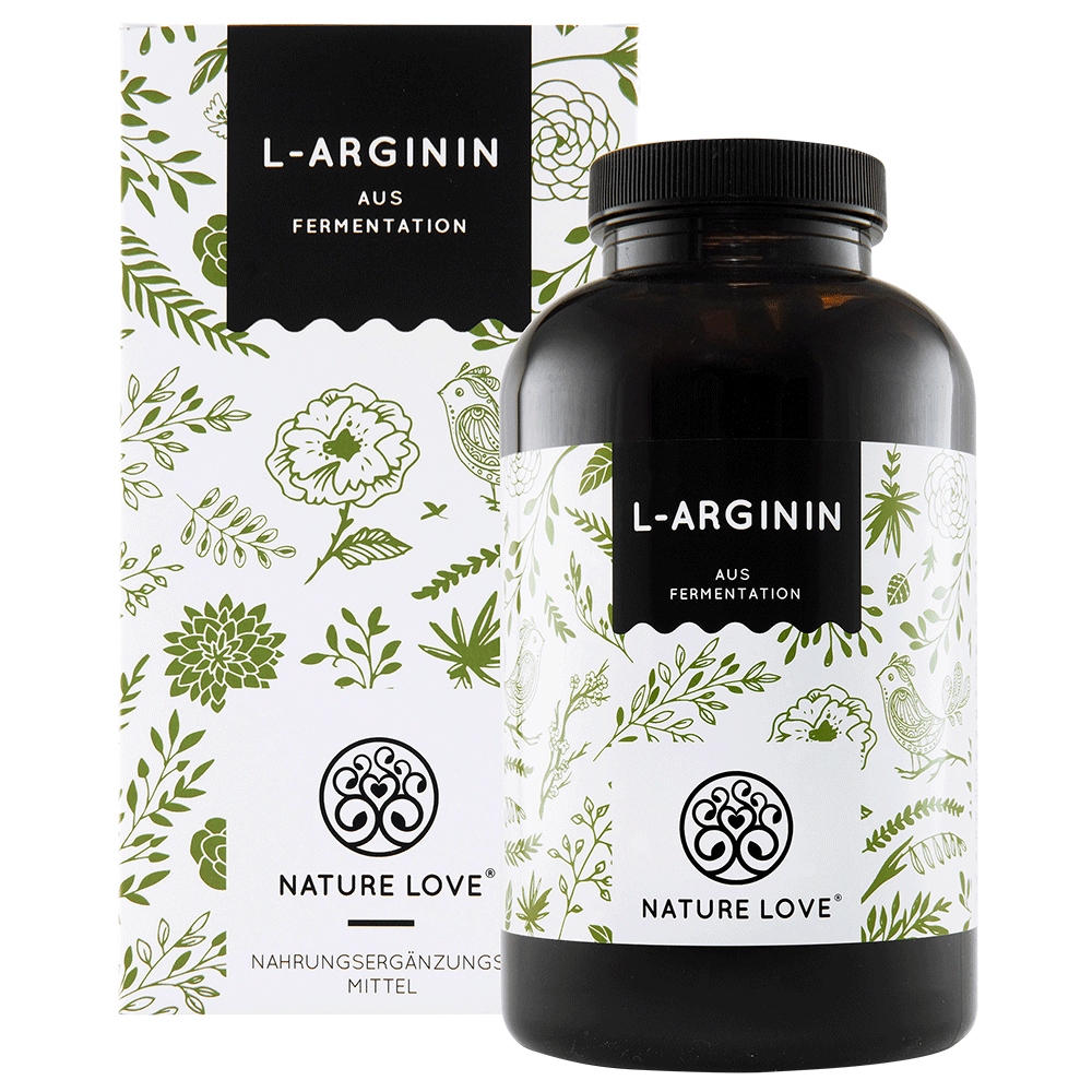 Bild: NATURE LOVE L-Arginin aus Fermentation