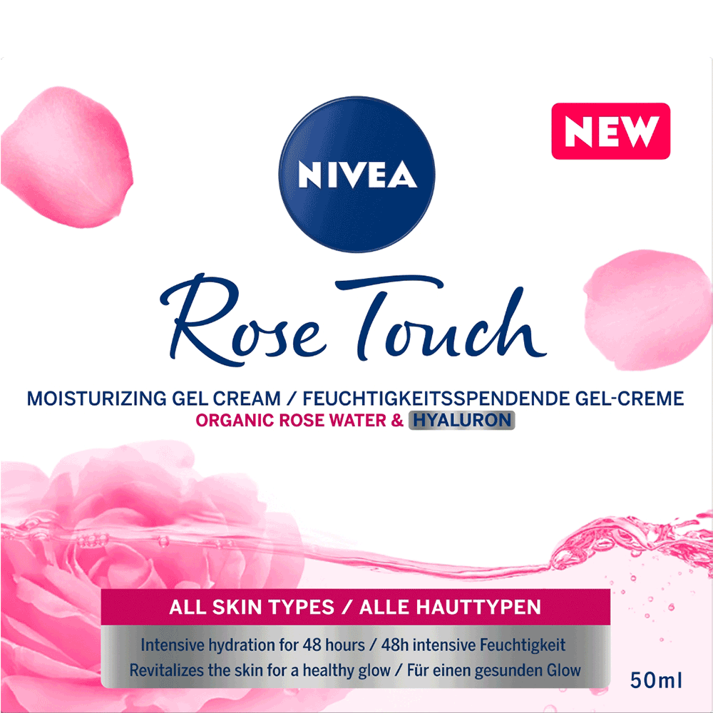 Bild: NIVEA Rose Touch Feuchtigkeitsspendende Gel-Creme