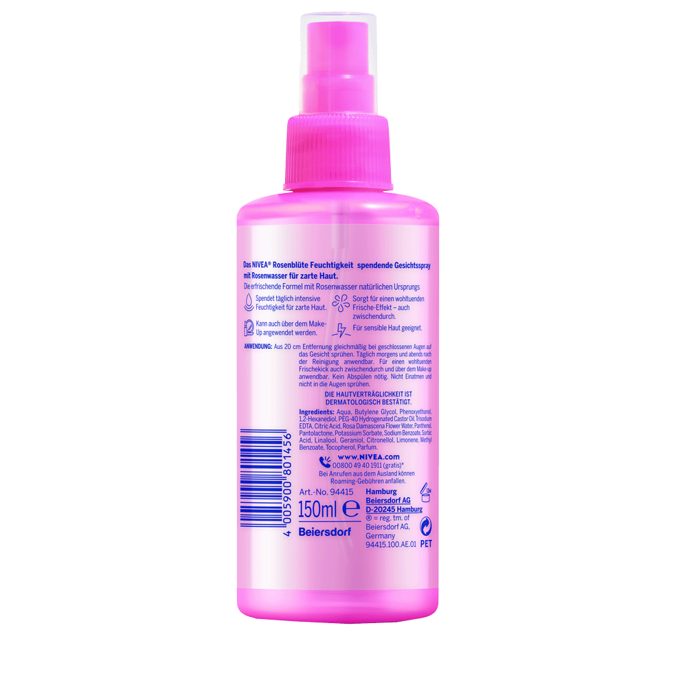 Bild: NIVEA Gesichtsspray Rosenblüte 