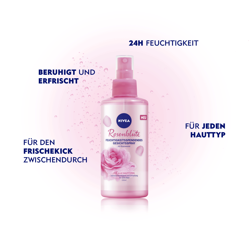 Bild: NIVEA Gesichtsspray Rosenblüte 