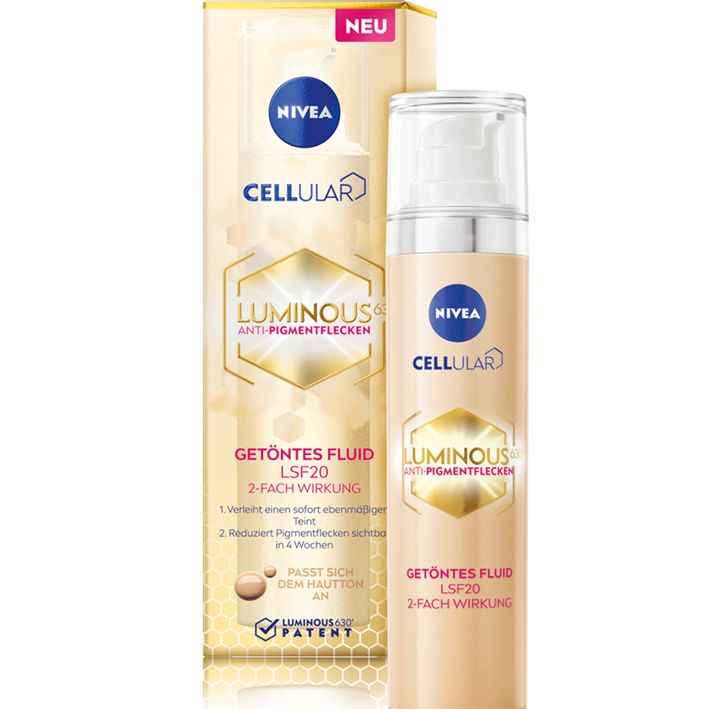 Bild: NIVEA Cellular Luminous Getöntes Fluid Getöntes Fluid LSF 20