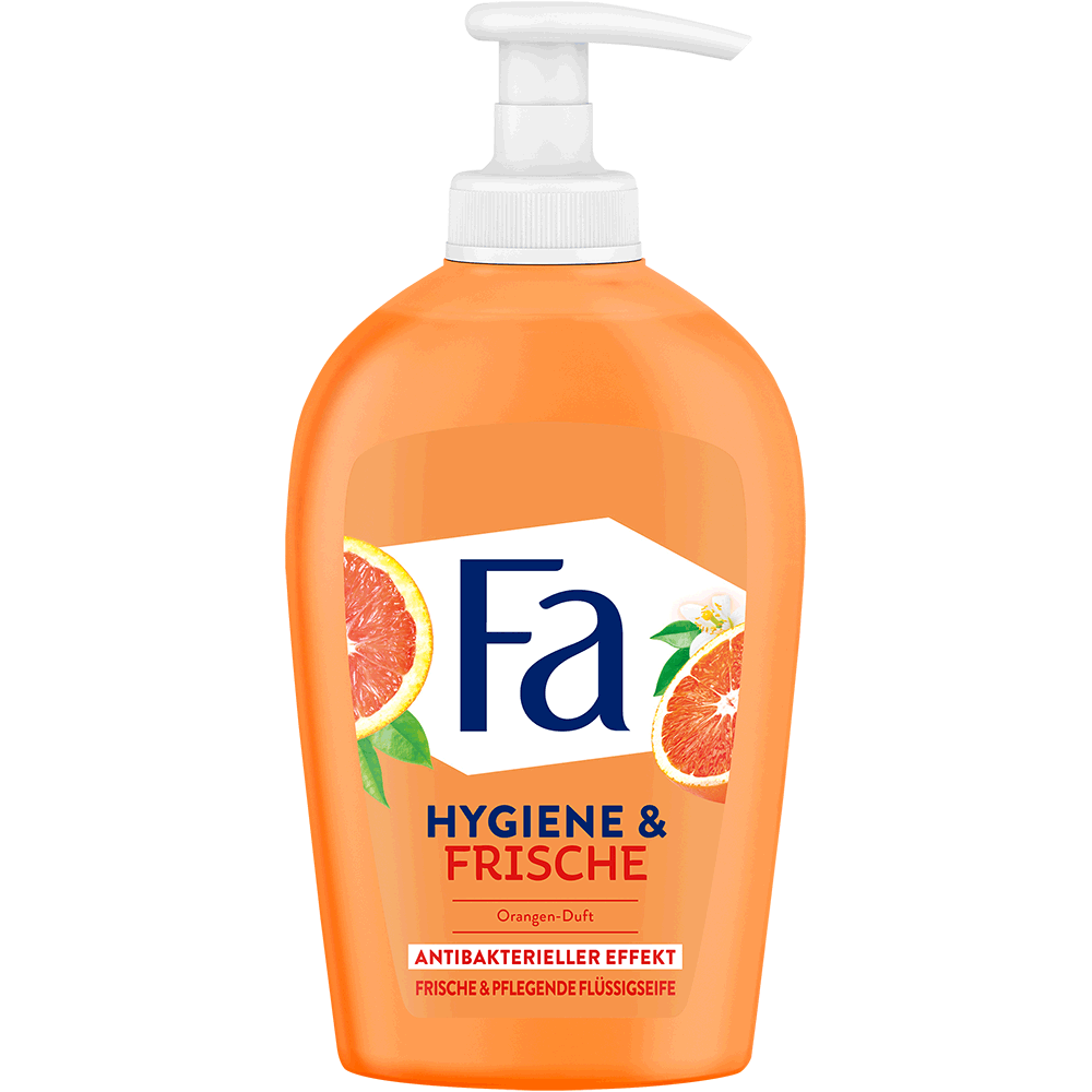Bild: Fa Flüssigseife Orange + Refill 
