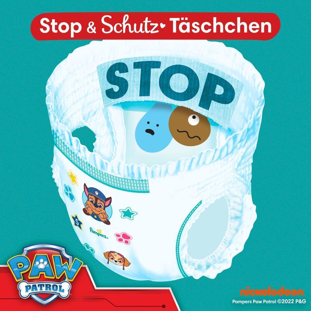 Bild: Pampers Baby-Dry Pants Paw Patrol Limited Edition Größe 4, 9kg - 15kg