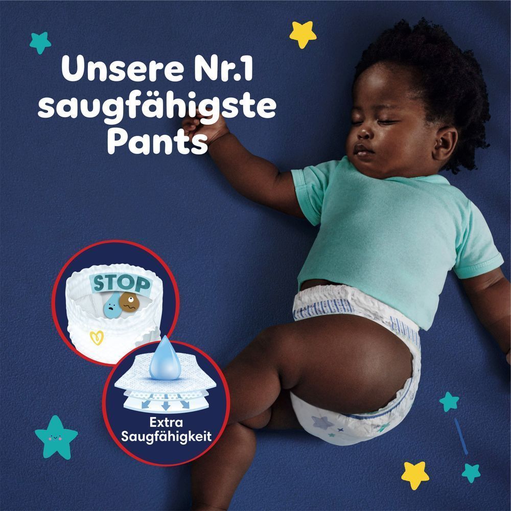 Bild: Pampers Baby-Dry Night Pants Größe 4, 9kg - 15kg