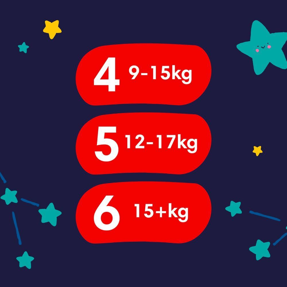 Bild: Pampers Baby-Dry Night Pants Größe 6, 15kg+