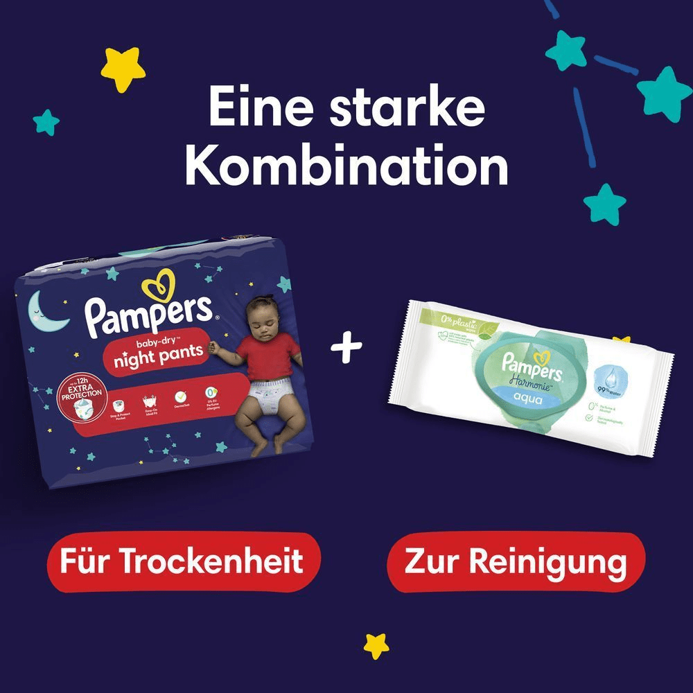 Bild: Pampers Baby-Dry Night Pants Größe 6, 15kg+