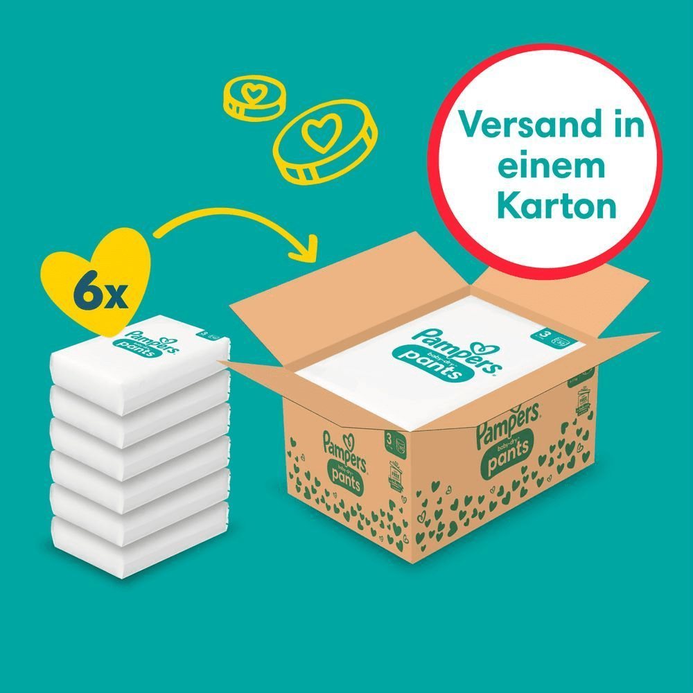 Bild: Pampers Baby-Dry Pants Größe 3, 6kg - 11kg