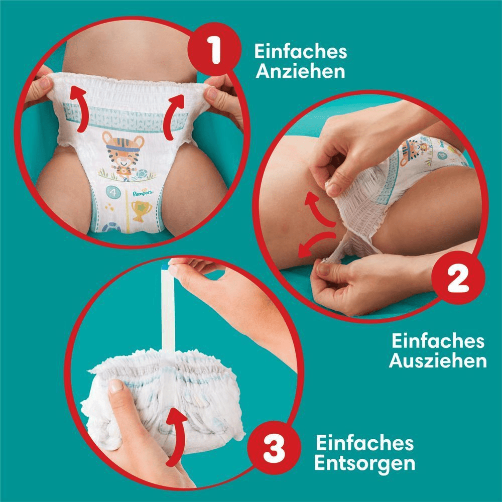Bild: Pampers Baby-Dry Pants Größe 3, 6kg - 11kg