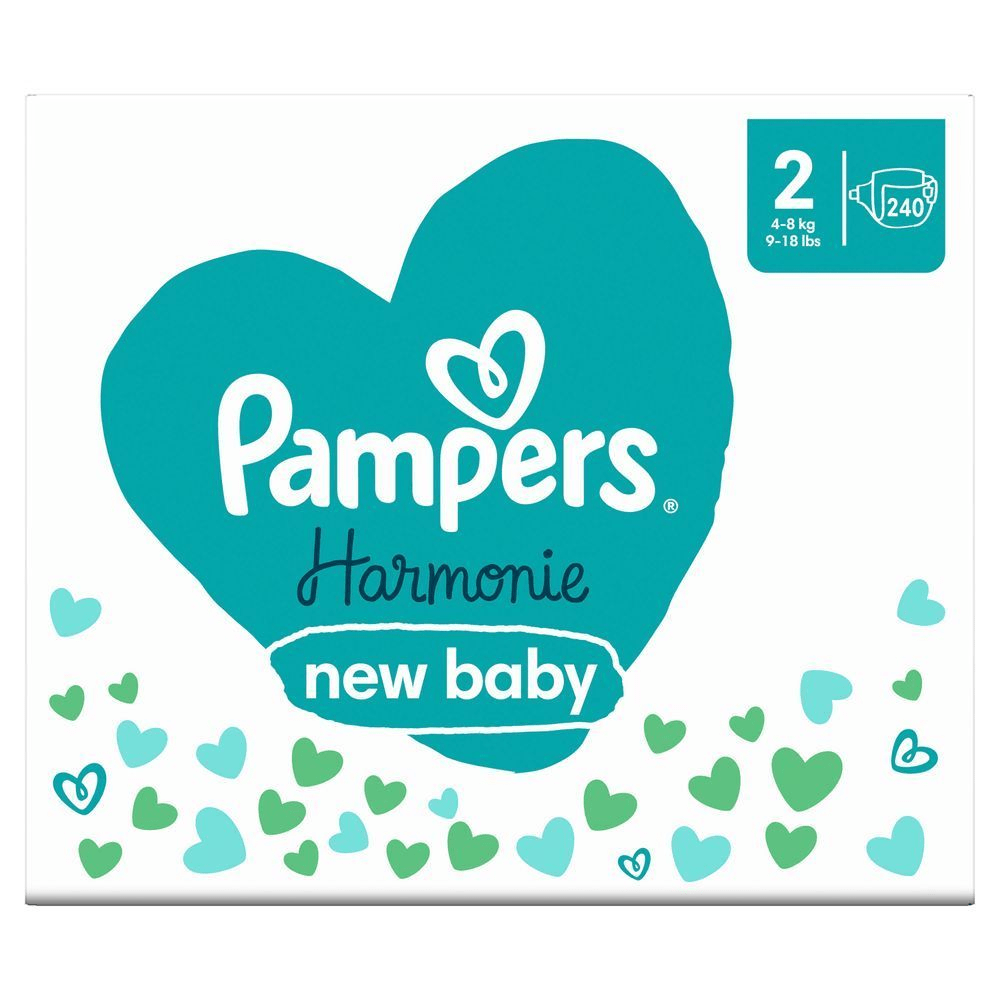 Bild: Pampers Harmonie Windeln, Größe 2, 4kg - 8kg