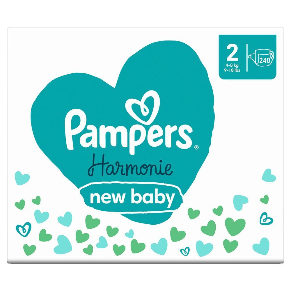 Bild: Pampers Harmonie Windeln, Größe 2, 4kg - 8kg