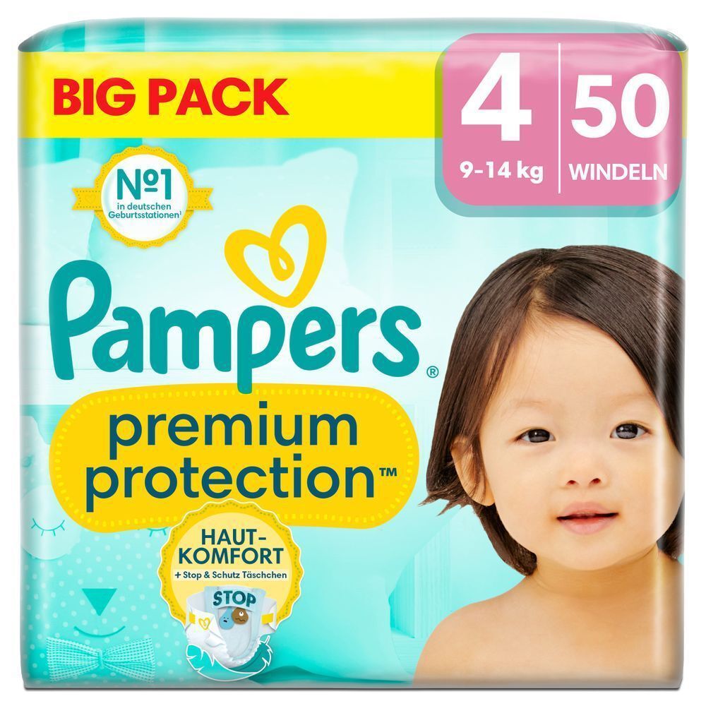 Bild: Pampers Premium Protection Größe 4, BIG PACK