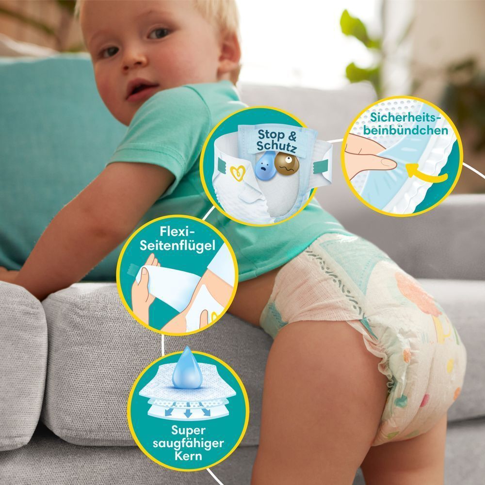 Bild: Pampers Baby-Dry Größe 6, XXL PACK 