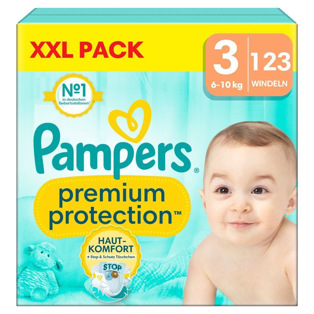 Bild: Pampers Premium Protection Größe 3, XXL PACK