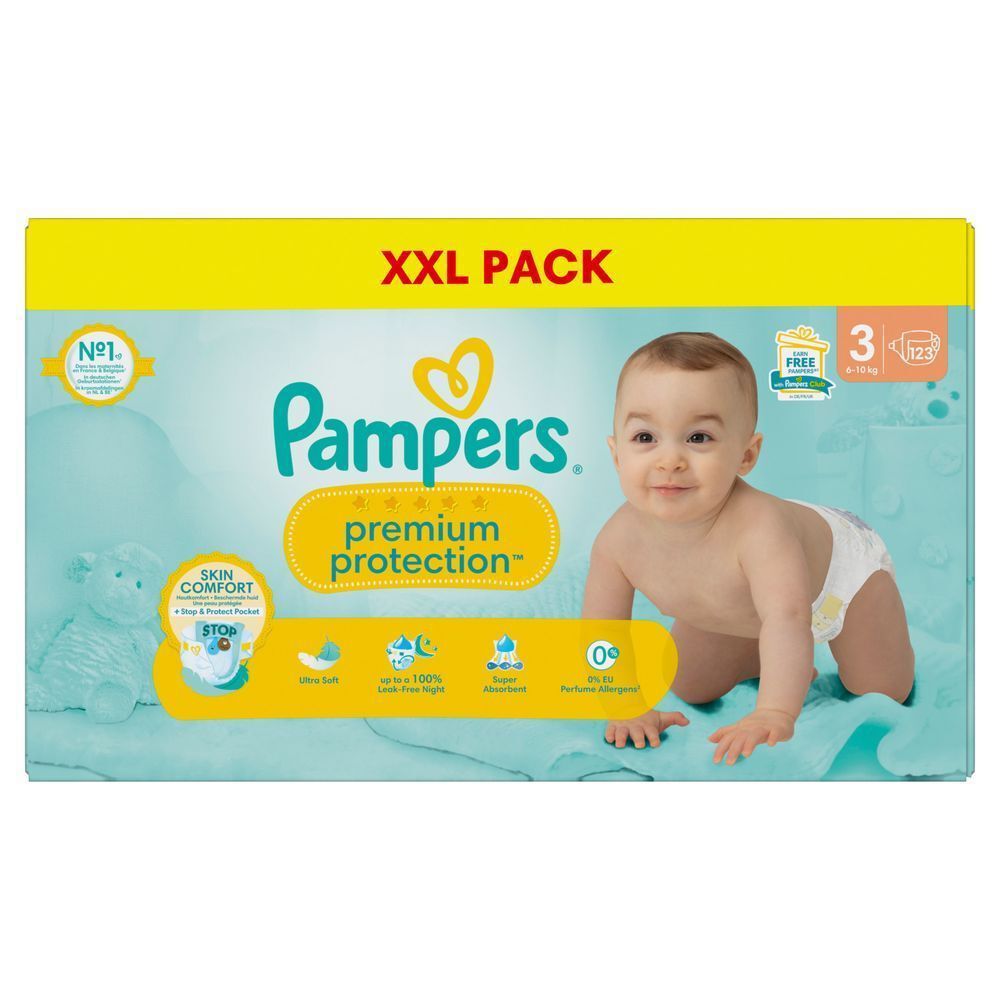Bild: Pampers Premium Protection Größe 3, XXL PACK