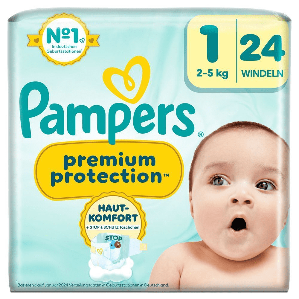 Bild: Pampers Premium Protection Größe Größe 1, 2kg-5kg 