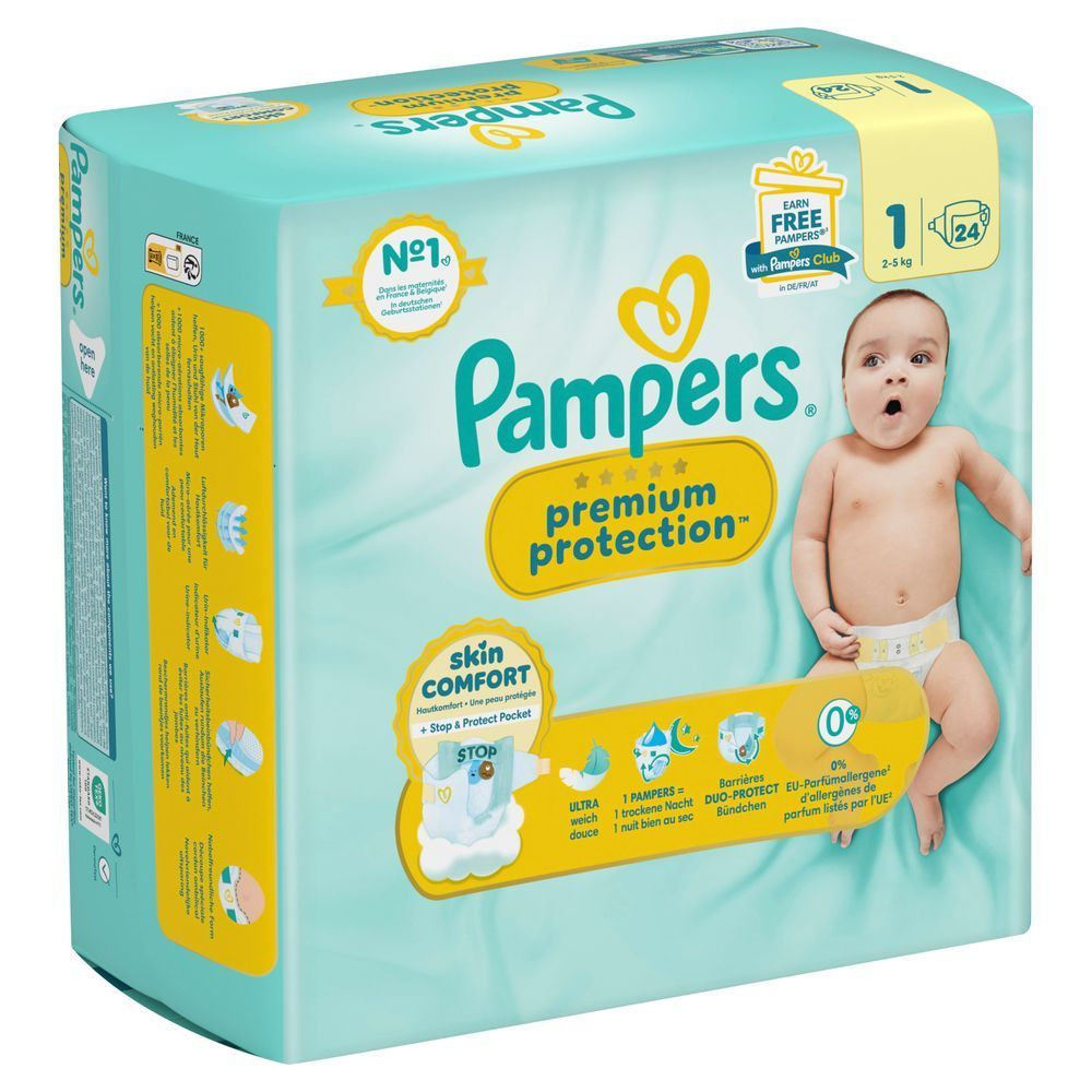 Bild: Pampers Premium Protection Größe Größe 1, 2kg-5kg 